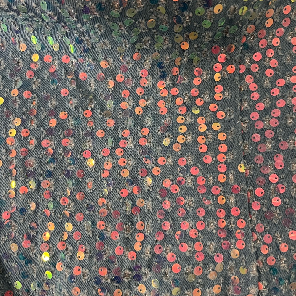 Superdown Multicolor Sequin Strapless Dress - image 2